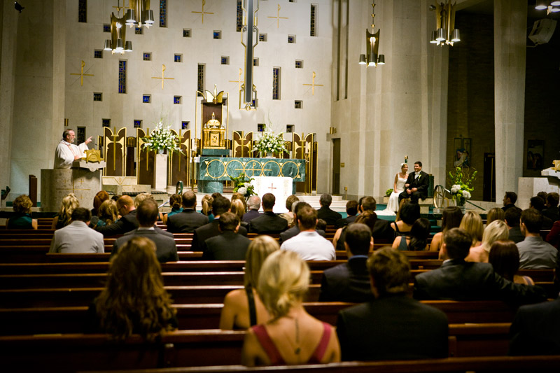 St Michaels Catholic church in Houston wedding. 