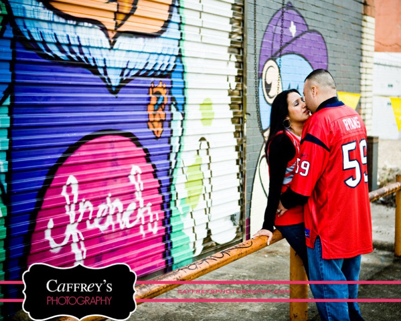 Houston Downtown Engagement by Caffreys Photography