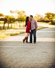 Romantic Country Engagement Portraits