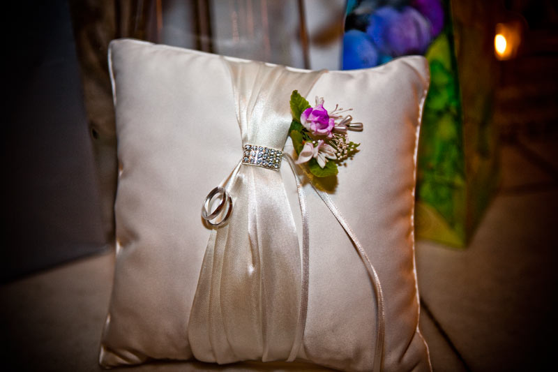 Las Velas Wedding ring bearer pillow