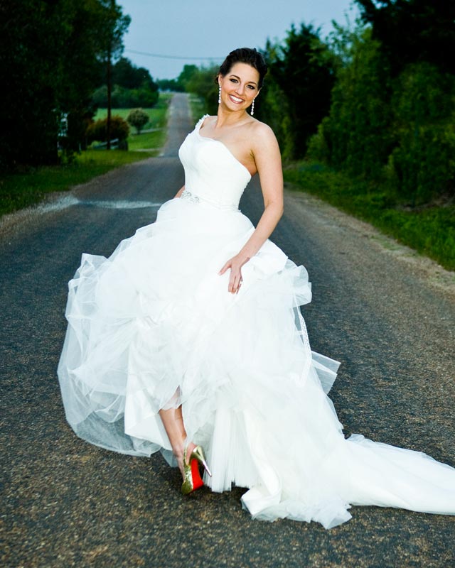 Breathtaking country bridal portraits with Louboutin shoes Caffreys photography