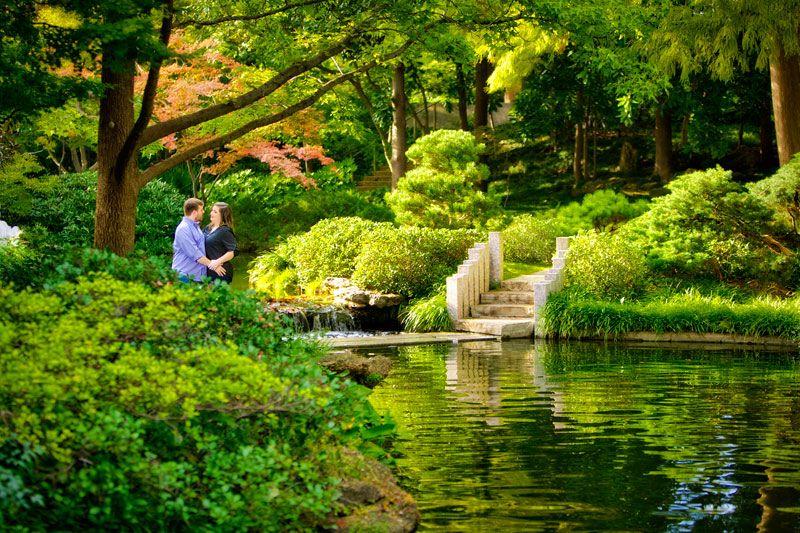 Ft Worth Japanese Gardens Engagement Caffreys Photography