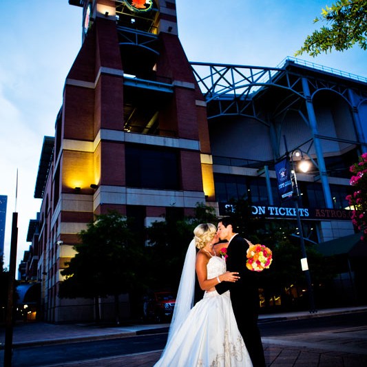 Minute maid park wedding 0032 Diamond Club