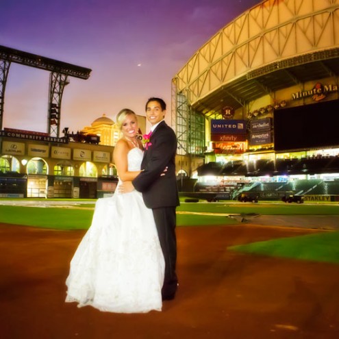 Houston Astros Wedding