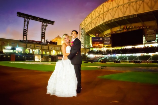 Houston Astros Wedding