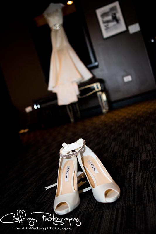 hotel zaza wedding bridal shoes dress