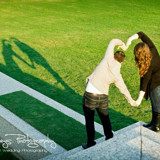 houston engagement photographer heart caffreys photography Houston engagement photo police memorial