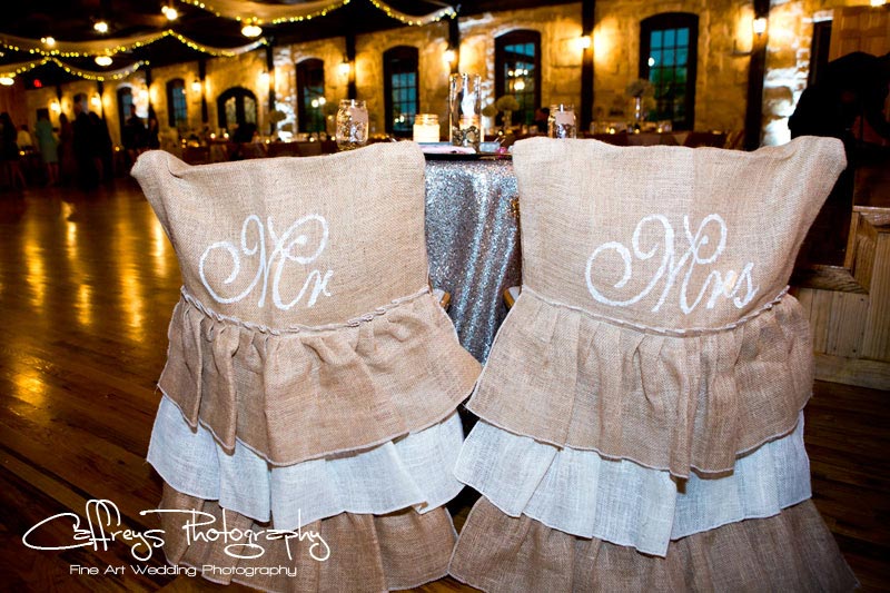 Pecan Springs Events Wedding his and hers chairs
