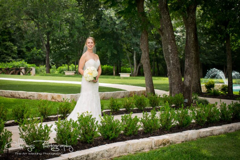Houston wedding photographer The Springs Events Bridals Katy Tx Garden Bridal Portraits