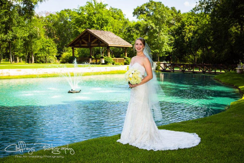 Houston wedding photographer The Springs Events Katy Tx Garden Bridal Portraits